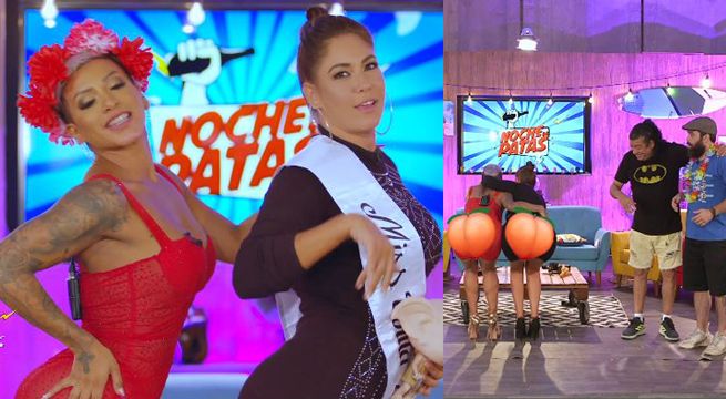 Tilsa Lozano y Paula Arias encendieron a los patas con un concurso de Miss Colita