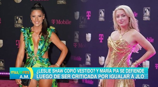 María Pía se defiende luego de ser criticada por vestirse como Jennifer López