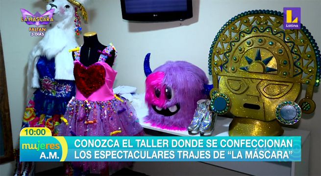 Conoce el taller donde se confeccionan los espectaculares trajes de ‘La Máscara’ [VIDEO]