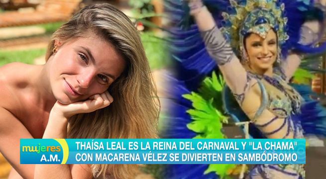 Thaísa Leal reaparece como la reina del carnaval de Río de Janeiro [VIDEO]