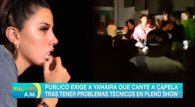 Público le exige a Yahaira que cante a capela tras tener problemas técnicos en pleno show [VIDEO]