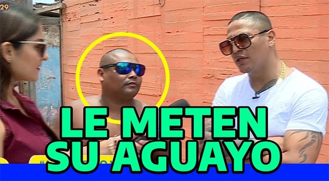 Jonathan Maicelo regresa a su barrio, pero lo mojan por carnavales [VIDEO]