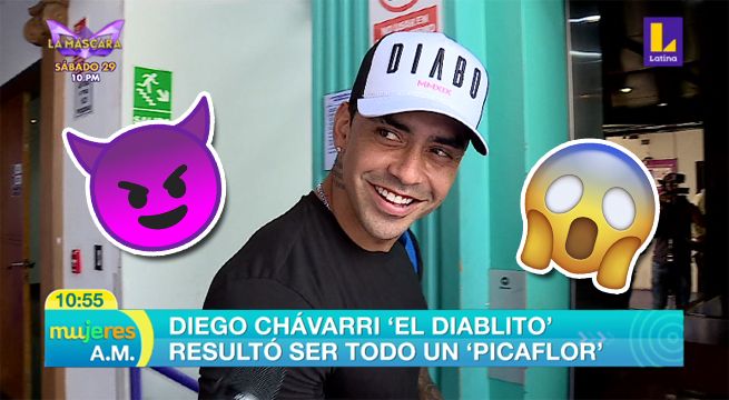 Diego Chávarri resultó ser todo un picaflor [VIDEO]