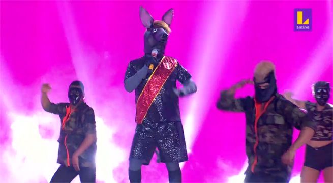 ‘Perro’ sorprendió a todos cantando ‘Las Torres’ en el estreno de ‘La Máscara’ [VIDEO]