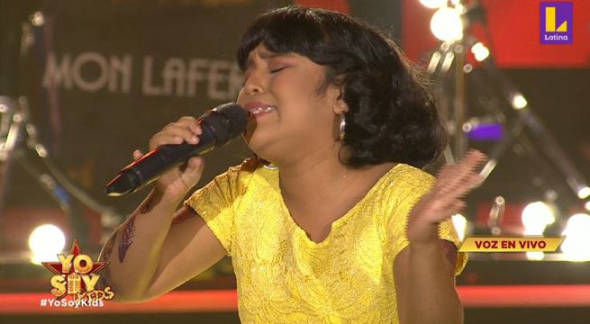 Imitadora de Mon Laferte deslumbró al jurado al cantar “Tormento”