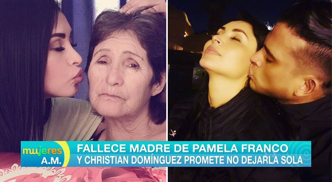 Fallece madre de Pamela Franco y Christian Domínguez promete no dejarla sola [VIDEO]