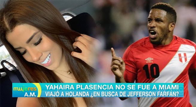 Yahaira Plasencia no se fue a Miami, viajó a Holanda ¿en busca de Jefferson Farfán? [VIDEO]