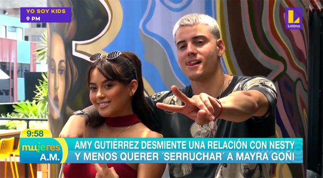 Amy Gutiérrez desmiente una relación con Nesty y menos querer ‘serruchar’ a Mayra Goñi [VIDEO]