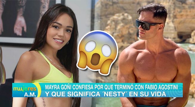 Mayra Goñi confiesa al fin por qué terminó con Fabio Agostini [VIDEO]