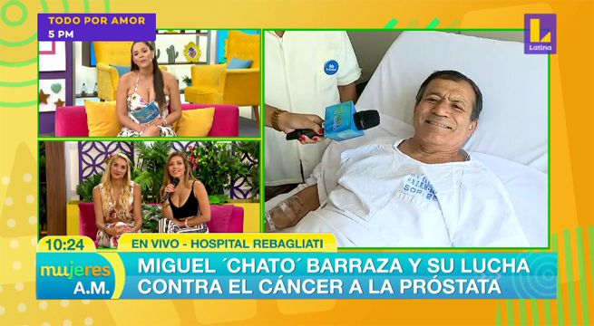 Miguelito Barraza habla luego de haber sido sometido a una operación de próstata [VIDEO]