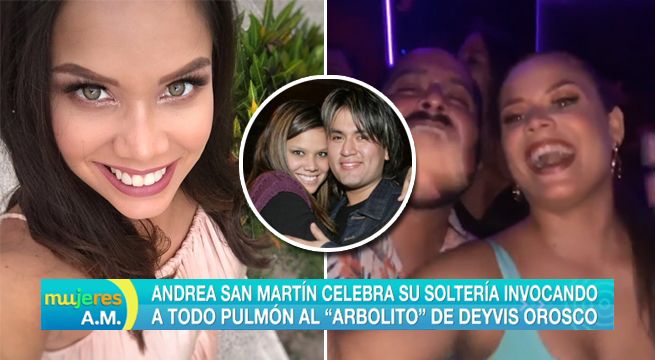 Andrea San Martín celebra su soltería cantando a todo pulmón ‘El Arbolito’ de Deyvis Orosco [VIDEO]