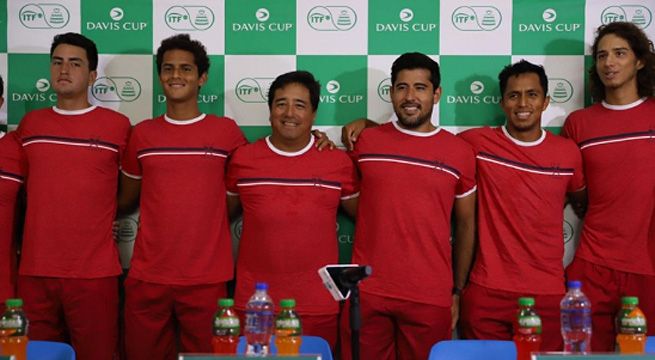 Perú presentó a equipo que enfrentará a Suiza por la Copa Davis