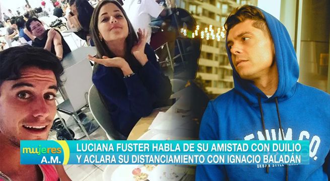 Luciana Fuster habla de su amistad con Duilio y aclara su distanciamiento con Ignacio [VIDEO]