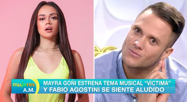 Mayra Goñi estrena nuevo tema ‘Víctima’ y Fabio Agostini se siente aludido [VIDEO]