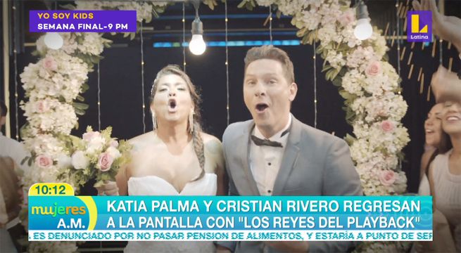 Katia Palma y Cristian Rivero regresan a la pantalla con ‘Los Reyes del Playback’ [VIDEO]