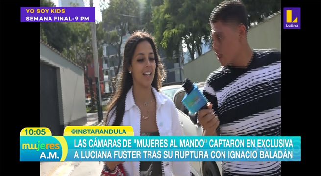 ¿Qué dijo Luciana Fuster cuando le preguntamos acerca de su ruptura con Ignacio Baladán? [VIDEO]