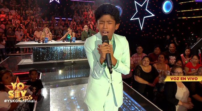 Imitador de Manuel Donayre ganó Yo Soy Kids con esta tremenda canción