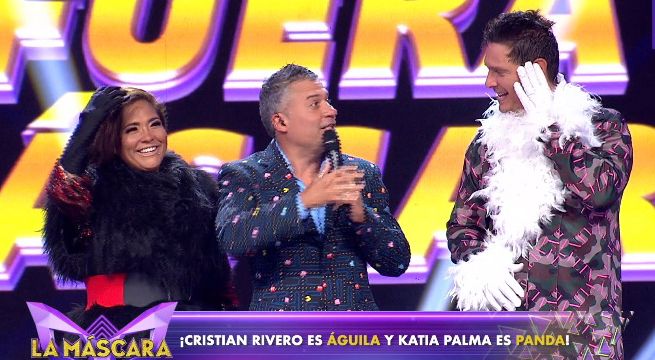 Katia Palma y Cristian Rivero eran el ‘Panda’ y el ‘Águila’ de La Máscara