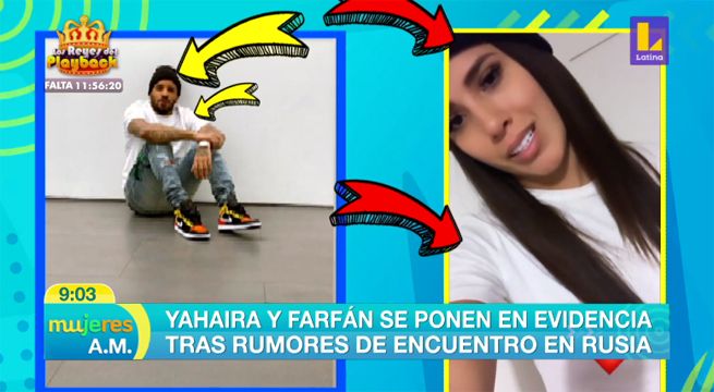 Yahaira y Farfán se ponen en evidencia tras rumores de un encuentro en Rusia [VIDEO]