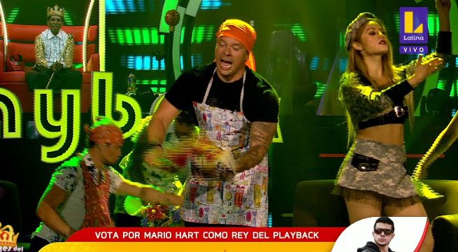 Mario Hart interpretó “My commanding wife” en el regreso de ‘Los Reyes del Playback’