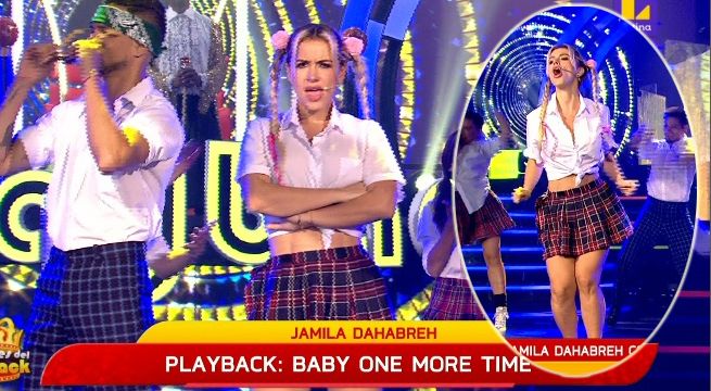 Jamila Dahabreh sorprendió al interpretar “Baby one more time”