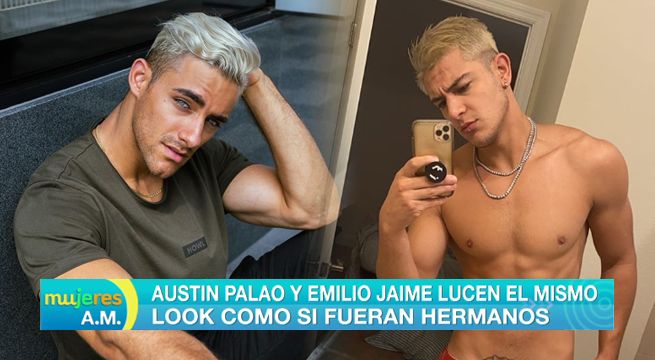 Austin Palao y Emilio Jaime lucen el mismo look como si fueran hermanos [VIDEO]