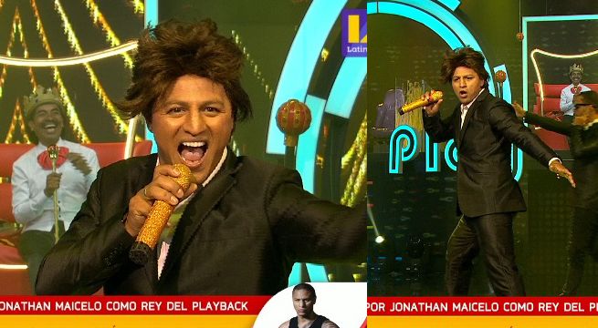 Jonathan Maicelo interpretó “Ahora te puedes marchar” este martes