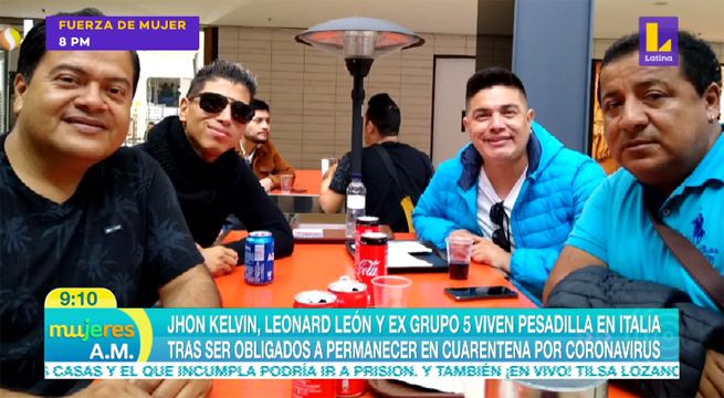 John Kelvin, Leonard León y ex Grupo 5 viven pesadilla en Italia [VIDEO]