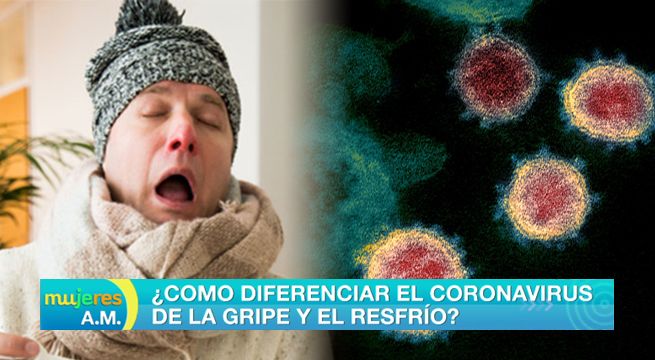 ¿Cómo diferenciar al coronavirus de la gripe y el resfrío? [VIDEO]