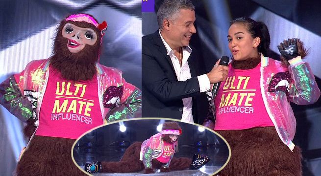 La ‘Mona’ tuvo que sacarse la máscara y tras ella estaba Daniela Darcourt