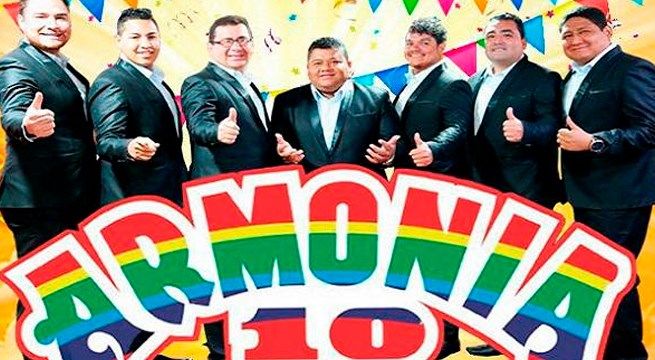 Armonía 10 anuncia concierto de cumbia vía Facebook Live