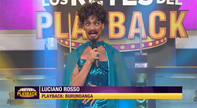 Luciano Rosso demostró que es uno de los favoritos en Los Reyes del Playback