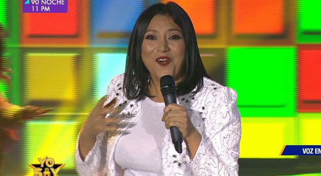 Imitadora de Ana Gabriel cantó 