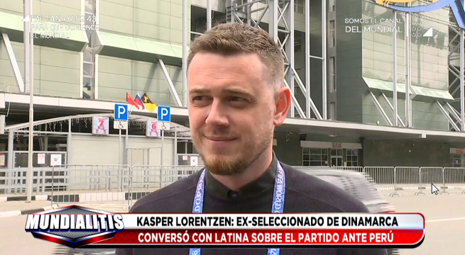 Kasper Lorentzen: "Los hinchas daneses esperan que clasifiquemos como segundos del grupo"