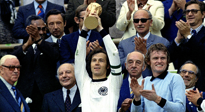 Estrellas de los mundiales: Franz Beckenbauer, campeón mundial como jugador y técnico