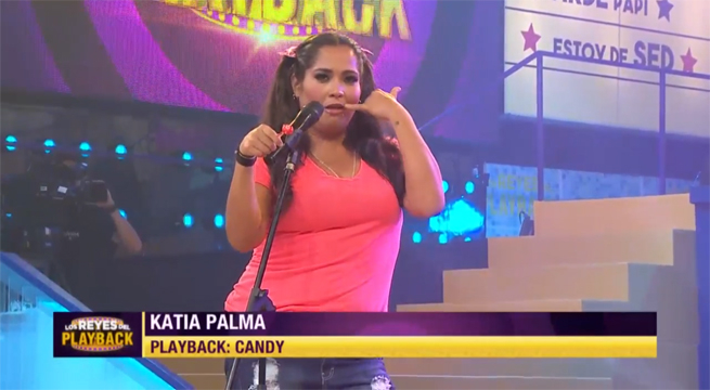 Katia Palma llegó nuevamente para ganar la corona de Los Reyes del Playbak