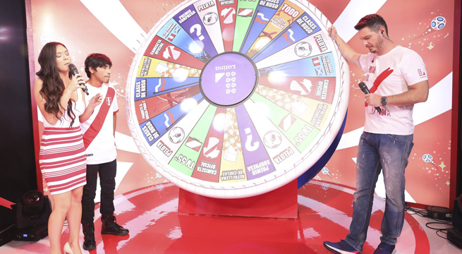 El ganador del séptimo programa probó suerte en la ruleta de El último hincha peruano en Rusia