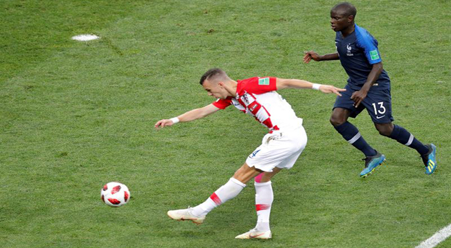 Francia vs. Croacia: Iván Perisic pone el 1-1 en la final del Mundial