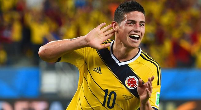 James Rodríguez, candidato a ser figura en Rusia 2018