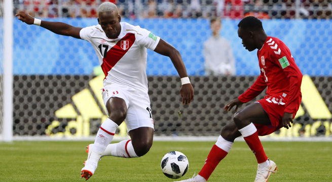 Luis Advíncula en el 'top five' de los jugadores más rápidos de Rusia 2018