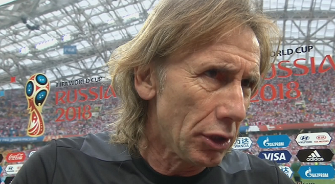 Las palabras de Ricardo Gareca tras el primer triunfo de Perú en Rusia 2018