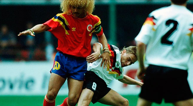 Momento Mundial: histórico empate de Colombia ante Alemania en Italia 90