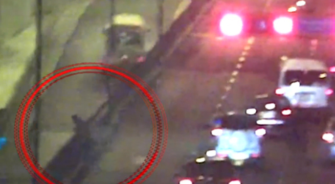 'Robacelulares' queda herido tras lanzarse a la Vía Expresa Grau