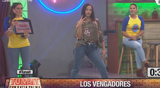 Tunait: Marisela Puicón, Natalia Salas, Junior Silva y Óscar Beltrán jugaron 'Charada'