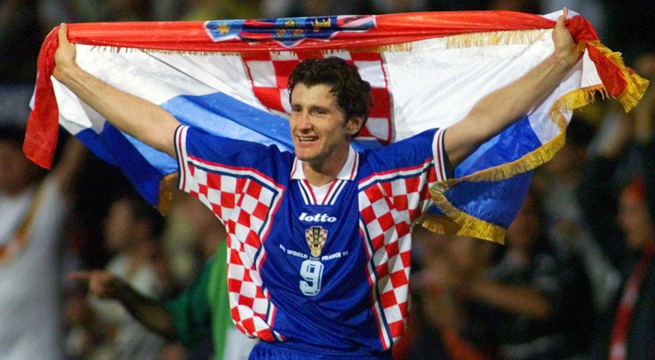 Davor Suker, el mejor jugador de Croacia en los mundiales