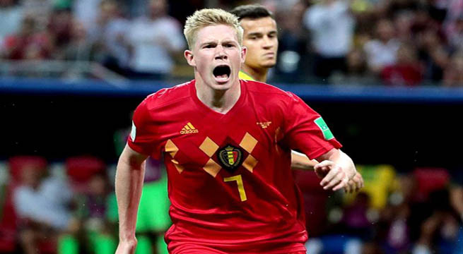 Brasil vs. Bélgica: Kevin de Bruyne pone el 2-0  y sueña con clasificar a semifinales