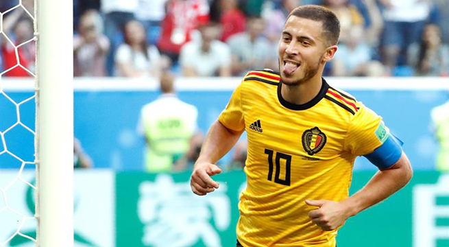 Bélgica vs. Inglaterra: Con gol de Hazard Bélgica gana 2-0