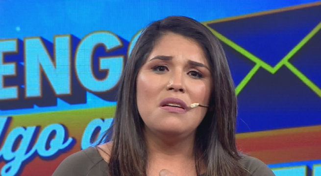 Lady Guillén rompió en llanto al anunciar su salida de Tengo Algo Que Decirte
