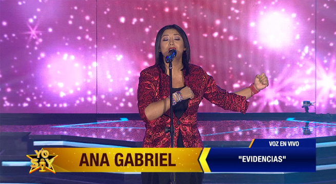 Yo Soy: Ana Gabriel cautivó a todos los presentes al cantar 