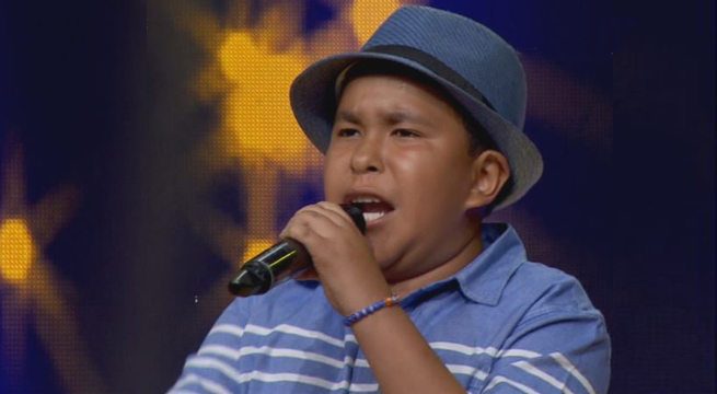 Ricardo convenció al jurado de Súper Kids con su gran voz